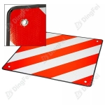 Reflective Aluminum Sign For Vehicle - Aluminium Reflective Rear Warning Plate For Spain And Italy